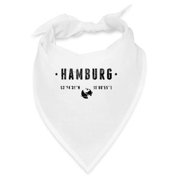 Hamburg - Bandana - Weiß - Vorne