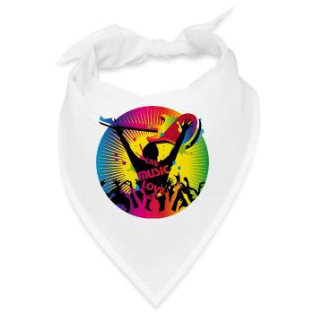 Festival Patch - Bandana - Weiß - Vorne