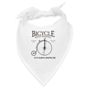 Bicycle City Ride – Freiheit - Bandana - Weiß - Vorne