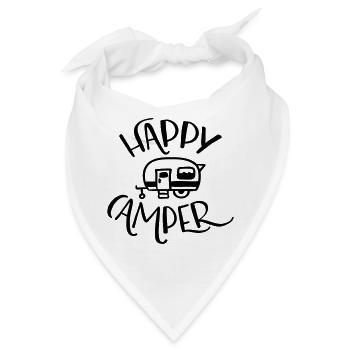 Happy Camper - Bandana - Weiß - Vorne