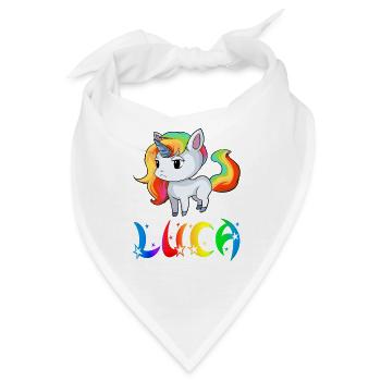 Einhorn Luca - Bandana - Weiß - Vorne
