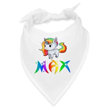 Einhorn Max - Bandana - Weiß - Vorne