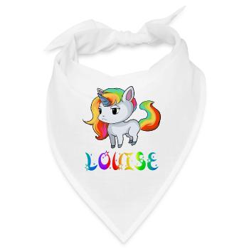 Einhorn Louise - Bandana - Weiß - Vorne