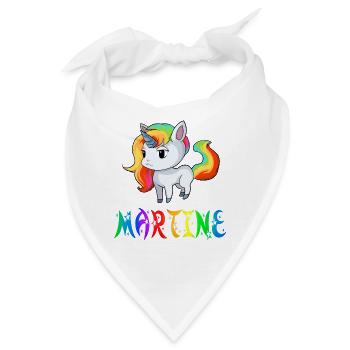 Einhorn Martine - Bandana - Weiß - Vorne