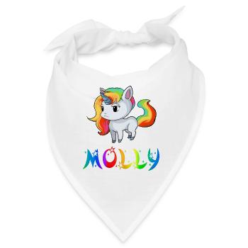 Einhorn Molly - Bandana - Weiß - Vorne