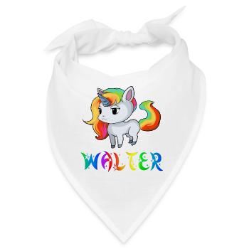 Einhorn Walter - Bandana - Weiß - Vorne