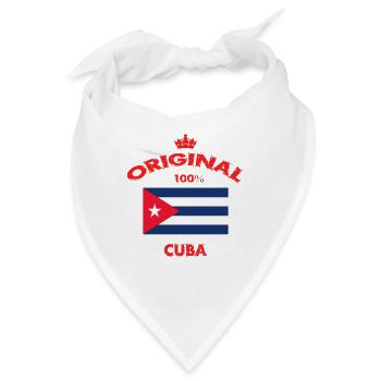 Cuba Original / Geschenk - Bandana - Weiß - Vorne