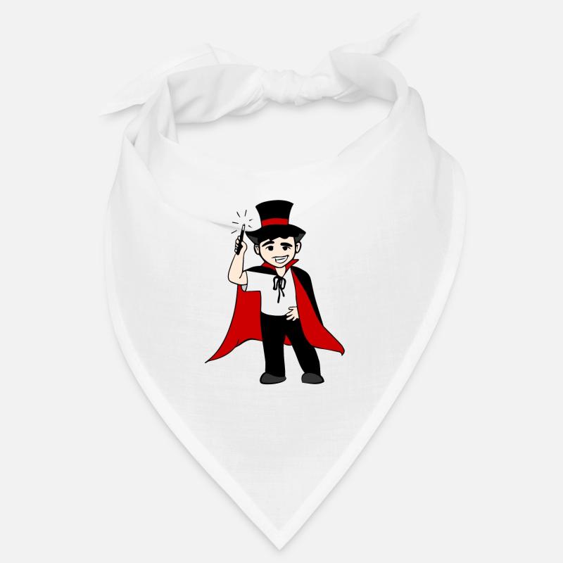 funny wizard with magic wand Bandana