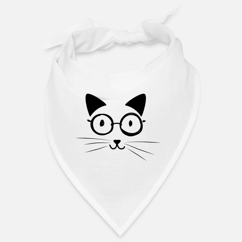 lustiges Katzengesicht Katze Kätzchen Geschenk Bandana