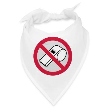 Anti Schiri - Bandana - Weiß - Vorne