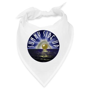 Sunny Side Up - Bandana - Weiß - Vorne