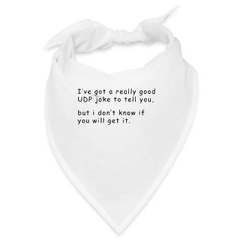 Informatiker Witz - Bandana - Weiß - Vorne