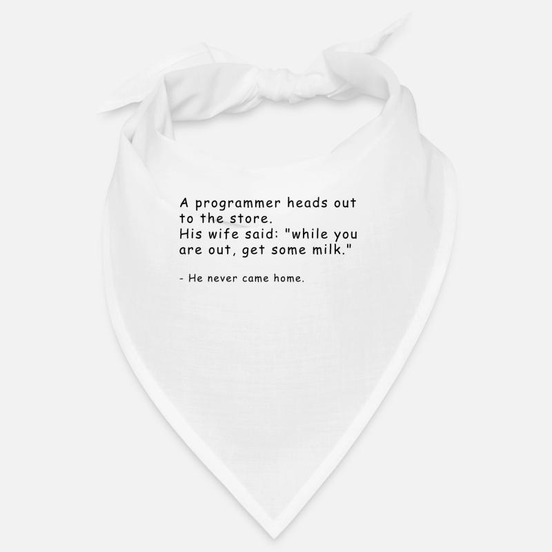 Programmierer geht Einkaufen Bandana