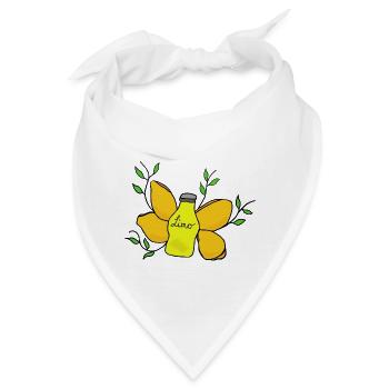 Vintage Limonade - Bandana - Weiß - Vorne