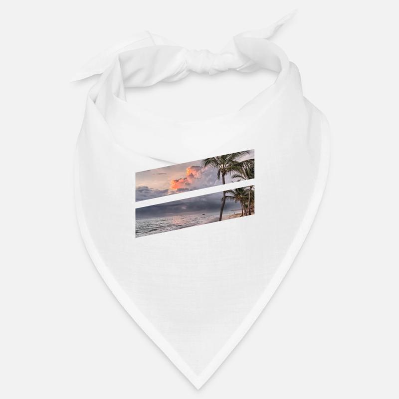 Plage avec palmiers Bandana
