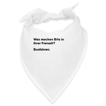 Elektroniker Witz - Bandana - Weiß - Vorne