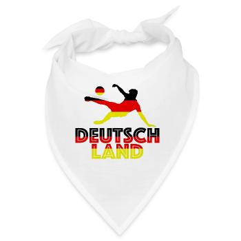 Deutschland - Bandana - Weiß - Vorne