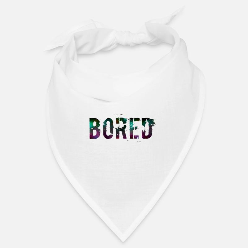 Bored Color Explosion Graffiti Text Bandana