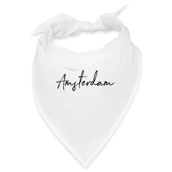 Amsterdam - Bandana - Weiß - Vorne