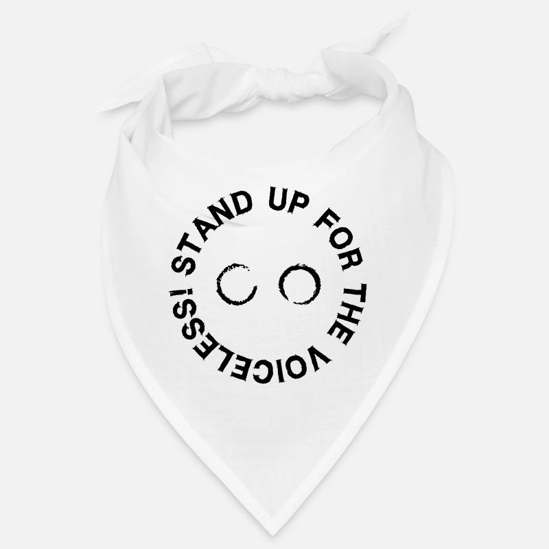 Debout pour le logo sans voix Bandana