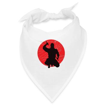 ninja - Bandana - Weiß - Vorne