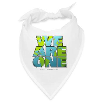 We are One - Bandana - Weiß - Vorne