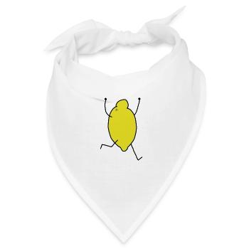 Citroactif (Hyperaktiv) - Humorvolles T-Shirt - Bandana - Weiß - Vorne