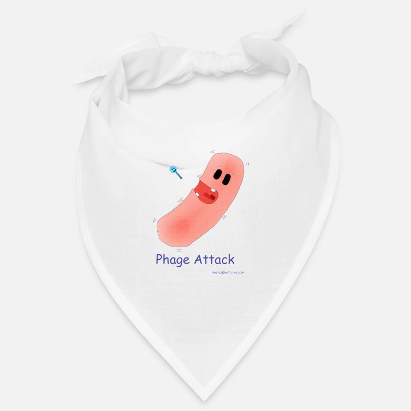 Attaque du phage - Bactéries et bactériophages Bandana