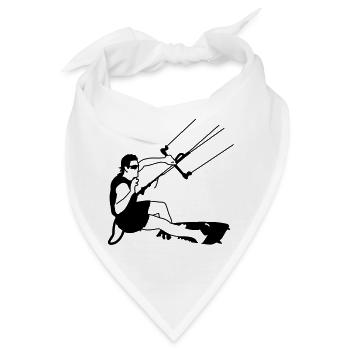 Kitesurfing - Bandana - Weiß - Vorne