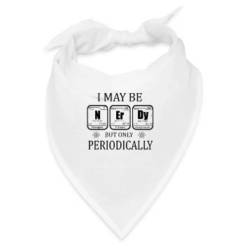 Chemie Science Periodensystem Nerd - Bandana - Weiß - Vorne