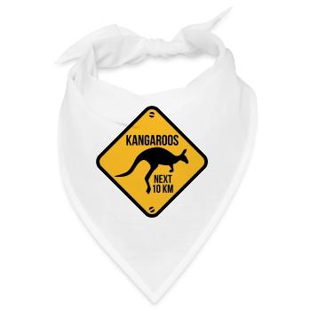 Australia - Australien - Bandana - Weiß - Vorne