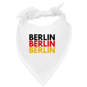 BERLIN BERLIN BERLIN HAUPTSTADT VON DEUTSCHLAND - Bandana - Weiß - Vorne