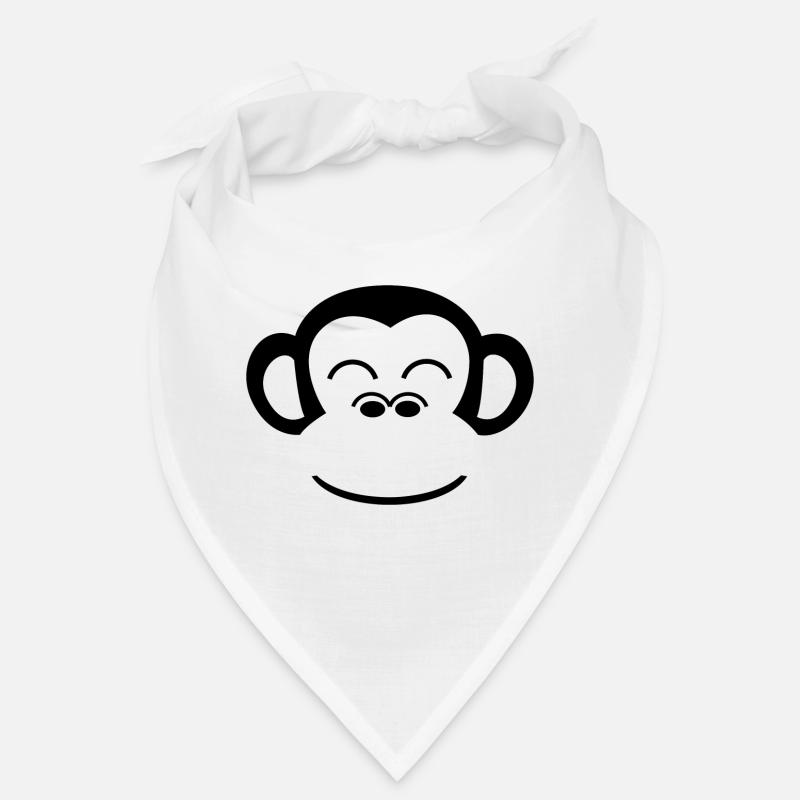 Monkey Chimpanzee monkey face gorilla ape Bandana
