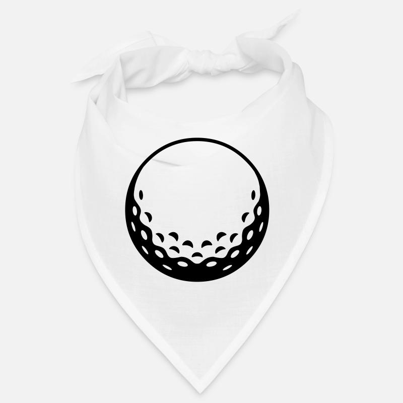 Golfball - einfärbbar Bandana