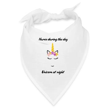 Nurse gift - Bandana - Weiß - Vorne