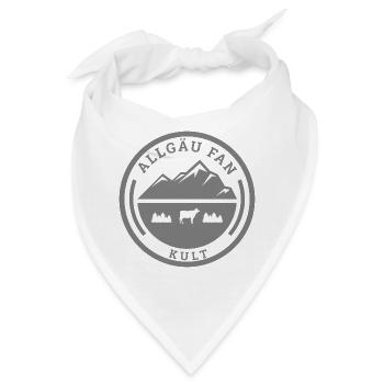 Allgäu Fan Design - Bandana - Weiß - Vorne