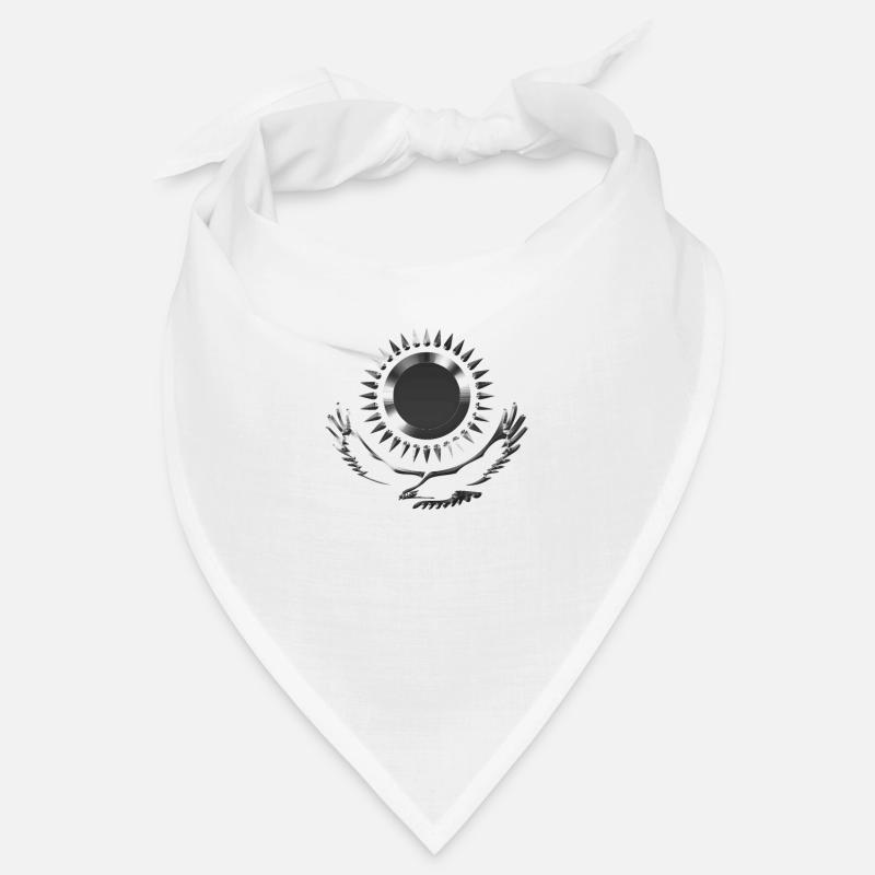 Kazakhstan Eagle steppe aigle drapeau d'argent drapeau Bandana