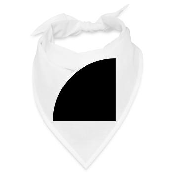 Viertelkreis - Bandana - Weiß - Vorne