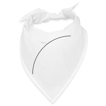 Viertelkreis - Bandana - Weiß - Vorne