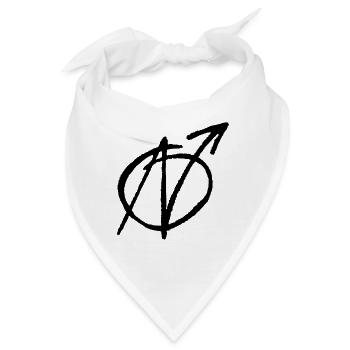 Nazis raus - Bandana - Weiß - Vorne