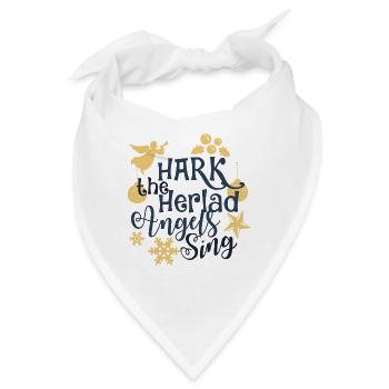 hark the herald angels sing - Bandana - Weiß - Vorne