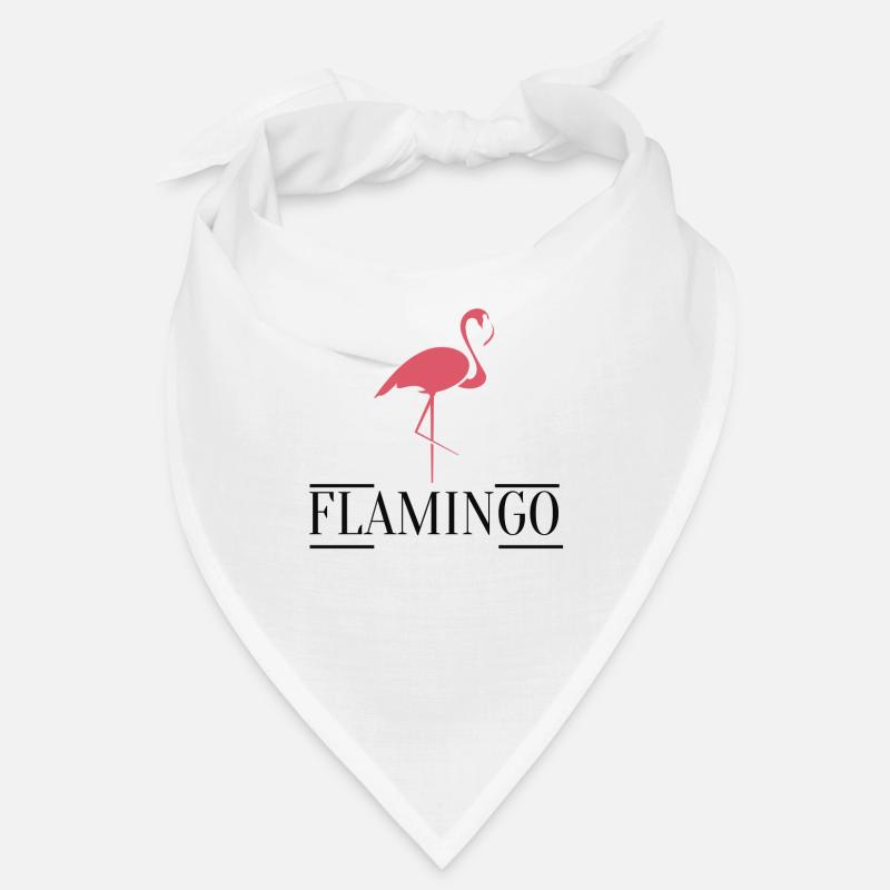 Flamingo - Bandana - Weiß