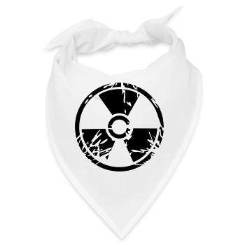 nuklearen nuclear radioactive - Bandana - Weiß - Vorne