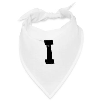 I - 1 - Tape - Bandana - Weiß - Vorne