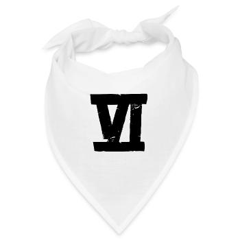 VI - 6 - Tape - Bandana - Weiß - Vorne