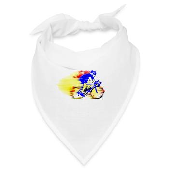Rennrad - Bandana - Weiß - Vorne