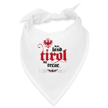 Dem Land Tirol die Treue - Bandana - Weiß - Vorne