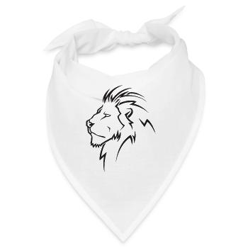 Lion - Bandana - Weiß - Vorne