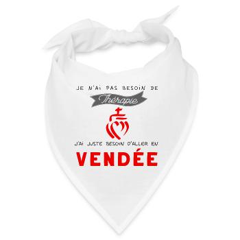 Vendée - Therapie - Bandana - Weiß - Vorne