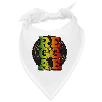 Reggae Neonfarben Logo - Bandana - Weiß - Vorne